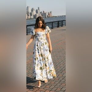 REFORMATION Marella Linen Dress